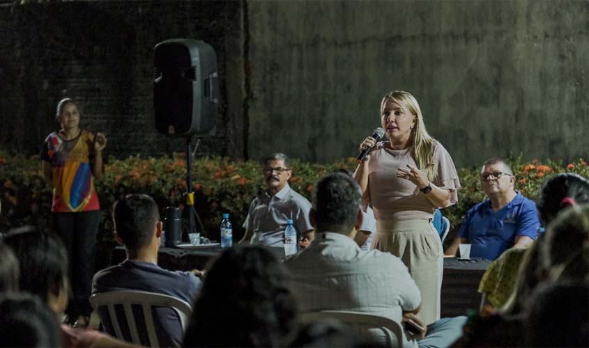 Ieda Chaves conversa com lideranças e apresenta empreendedorismo como alternativa para o desenvolvimento social 