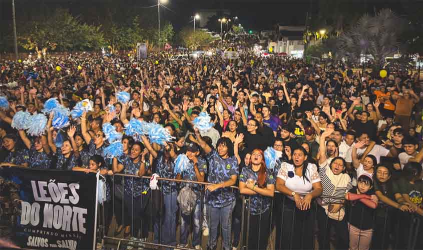 Com apoio da Prefeitura, Marcha para Jesus reúne multidão em Porto Velho