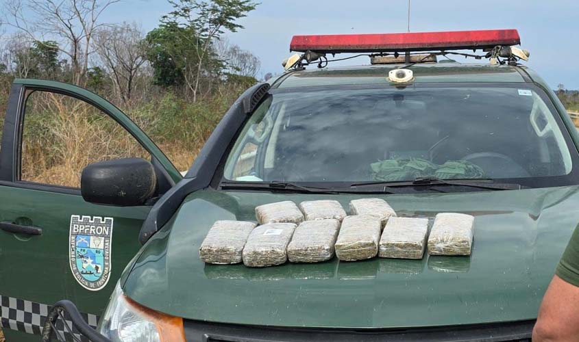 PM apreende 12 kg de maconha na BR-364