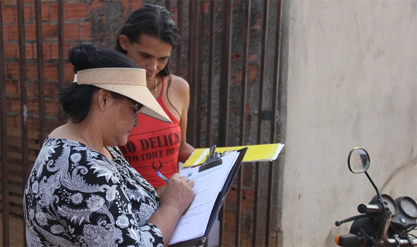 Semas realiza blitz de fiscalização em residências no Residencial Alvorada