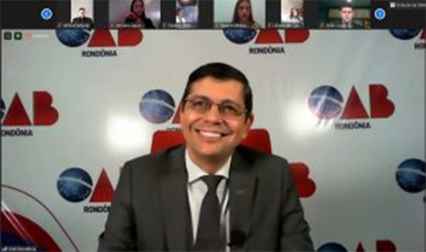 OABRO – Novos advogados são credenciados em sessão virtual
