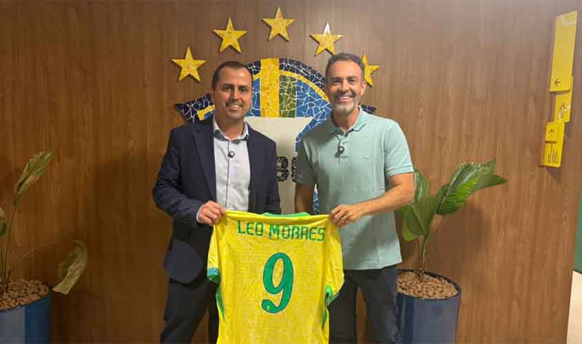 Prefeitura e CBF firmam parceria para fortalecer o futebol em Porto Velho