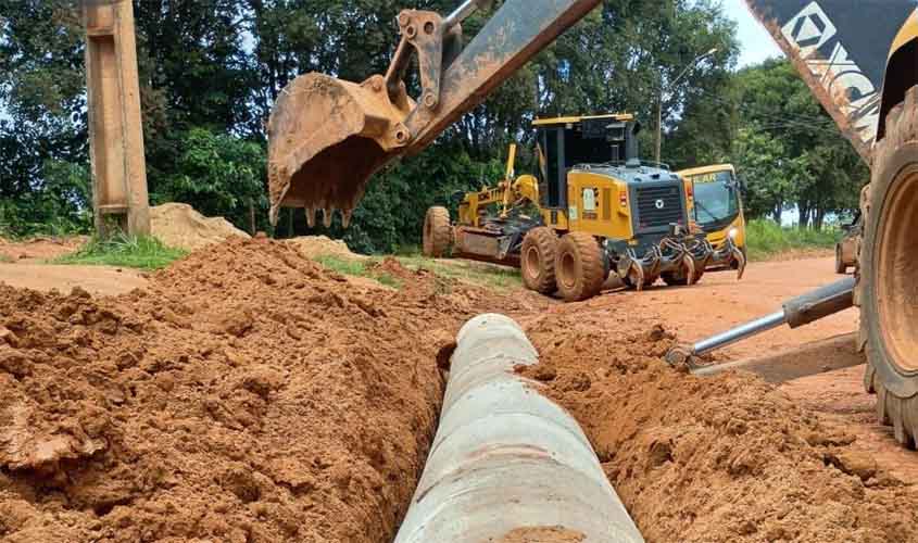 Prefeitura avança com obras de drenagem em vários bairros de Porto Velho