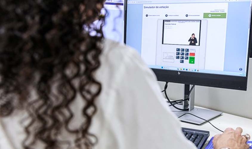 Simulador permite treinar votação antes das eleições