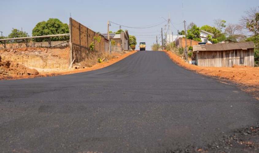 Prefeitura conclui pavimentação da Rua Marechal Rondon