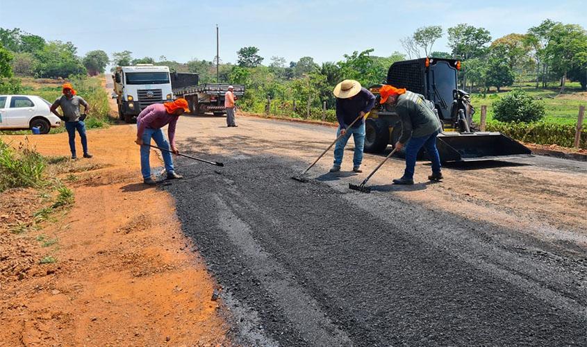 Concluída a recuperação da RO-490, que dá acesso ao município
