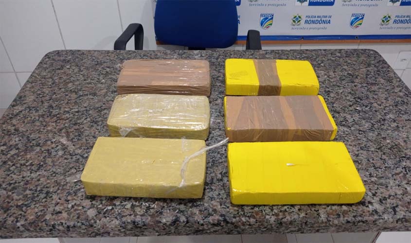 PMRO apreende grande quantidade de drogas em Cacoal