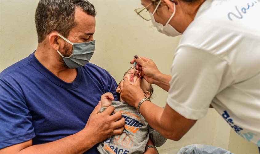 Campanha contra a poliomielite é prorrogada até 21 de outubro