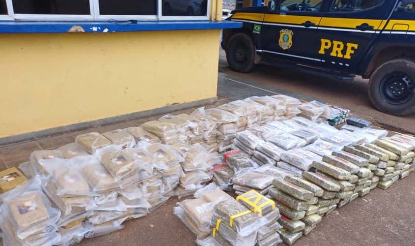 PRF apreende mais de 360 kg de drogas em Porto Velho