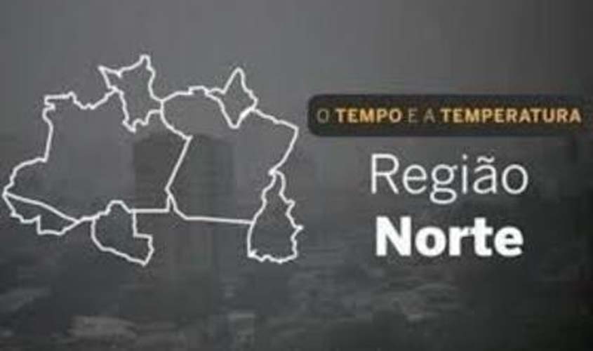 Região Norte terá chuvas e trovoadas neste sábado (4)