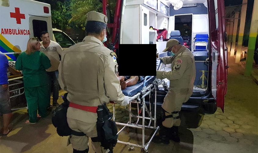 Homem é atacado com golpes de facão no bairro Nacional