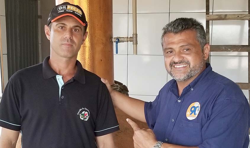 Jabá Moreira e vice agradecem recepção da comunidade durante cumprimento de agenda no feriado