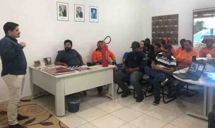 Servidores do DER são capacitados para manuseio de equipamentos de combate a incêndio