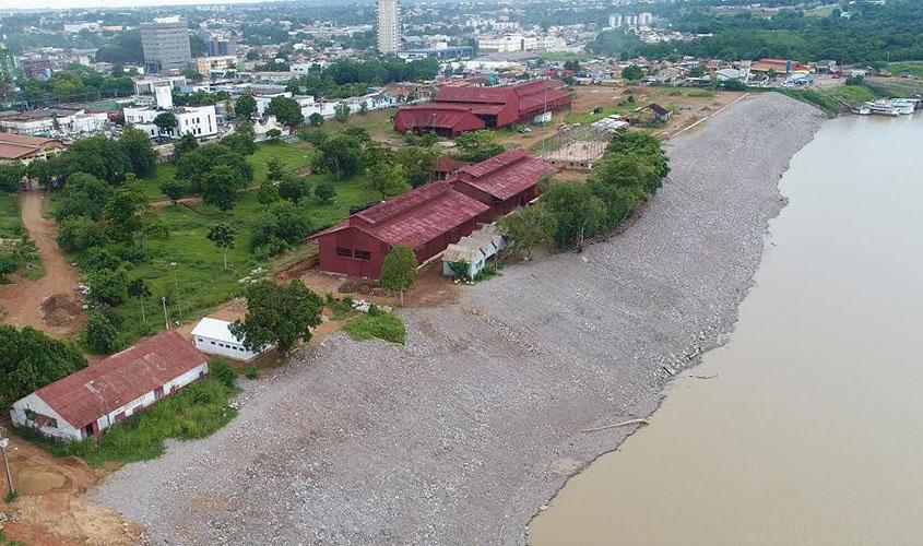 Concluída a proteção das margens do rio Madeira