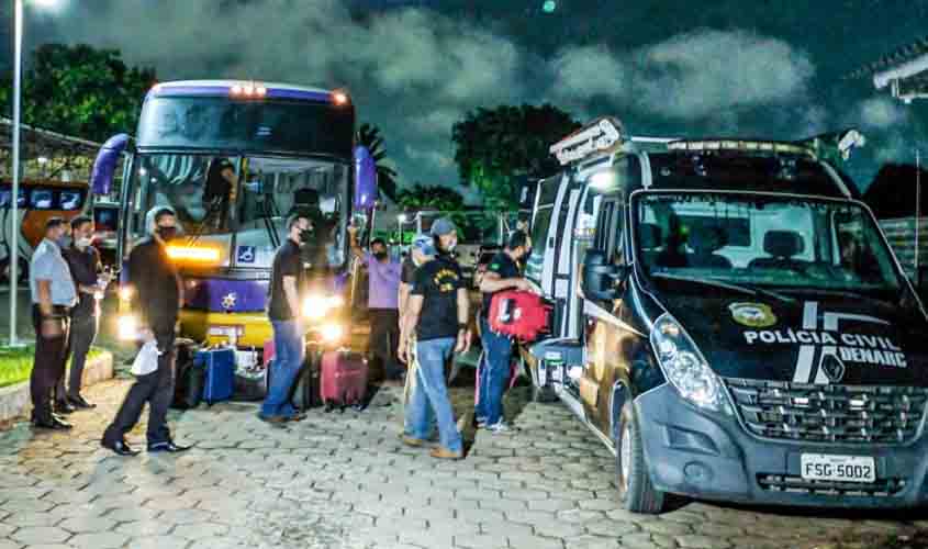 Polícia Civil utiliza scanner para analisar bagagens de passageiros na rodoviária e combater o tráfico em Rondônia