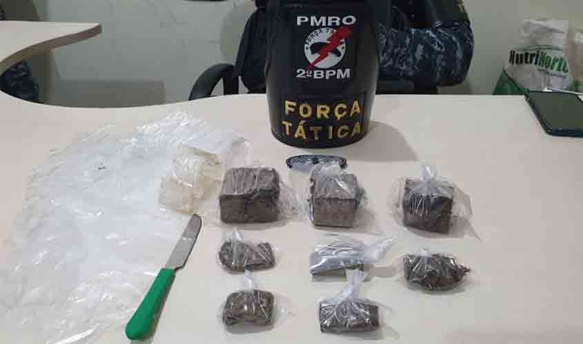 PM e PC fecham 'Boca de Fumo' que funcionava 24 horas e prende suspeito