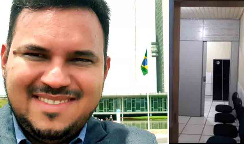Vereador não é reeleito e leva para casa até a porta de gabinete: 'é minha'