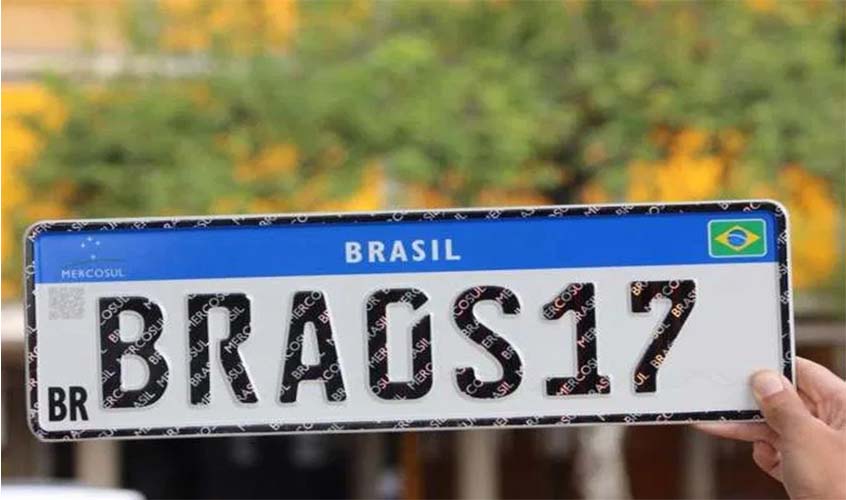 Denatran dá mais prazo para 5 estados implantarem placa do Mercosul