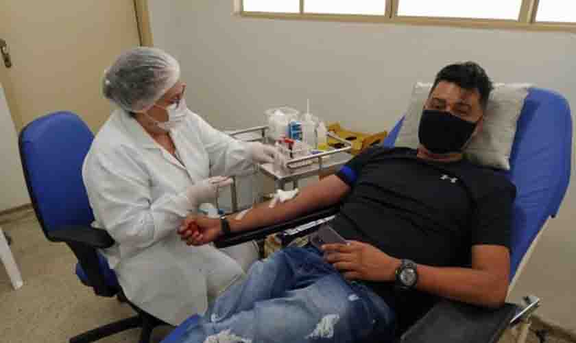 Fhemeron de Vilhena faz alerta à população para doar sangue e salvar vidas
