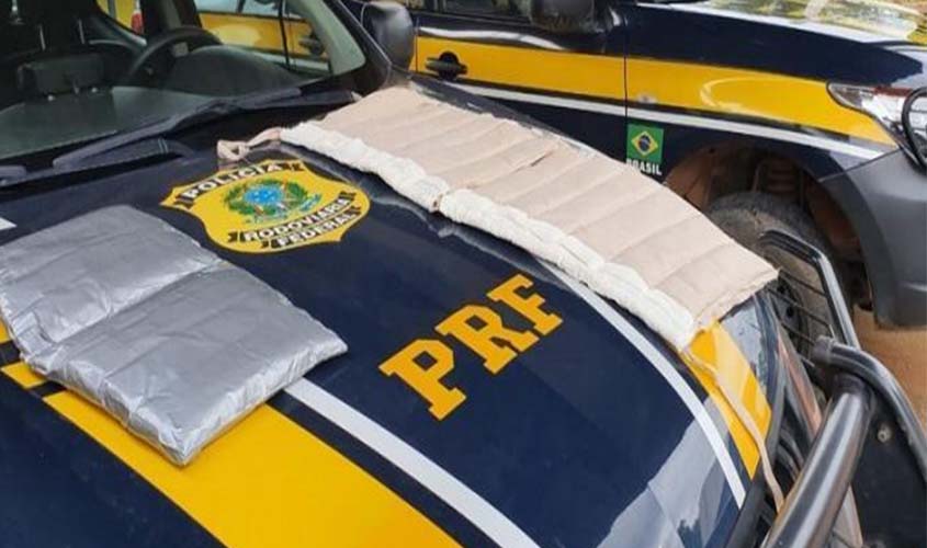Em Ji-Paraná/RO, PRF prende passageiro de ônibus por tráfico de drogas