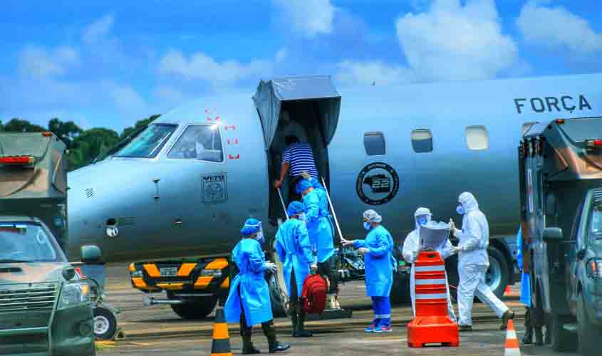 Mais 16 pacientes de Rondônia com Covid-19 são transferidos para tratamento em hospital do Rio de Janeiro