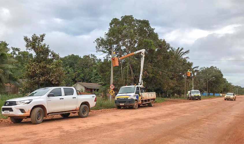 Mais uma comunidade rural é contemplada com iluminação pública