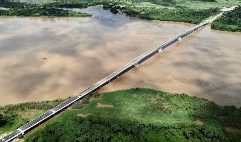 Ministério da Infraestrutura entrega Ponte do Abunã, em Rondônia