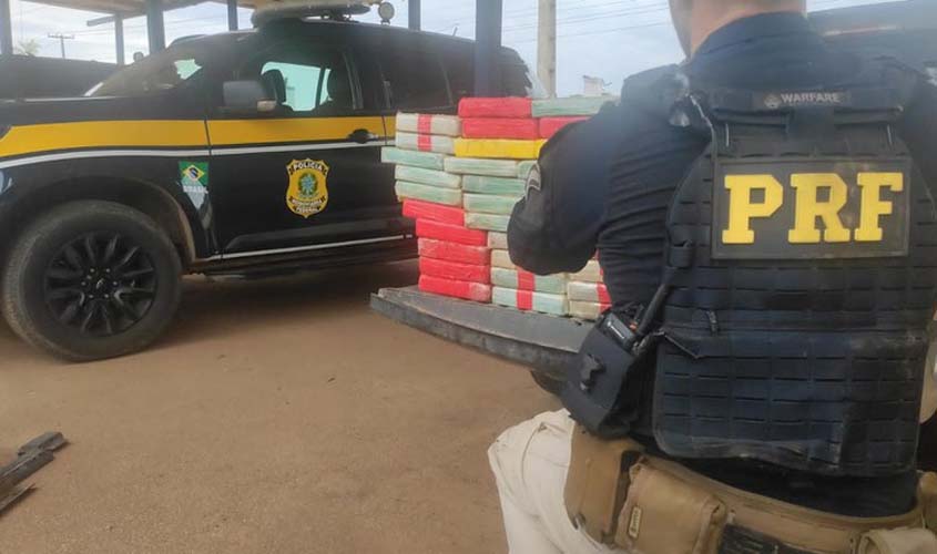 Em Porto Velho/RO, PRF apreende mais de 40 KG de Cocaína