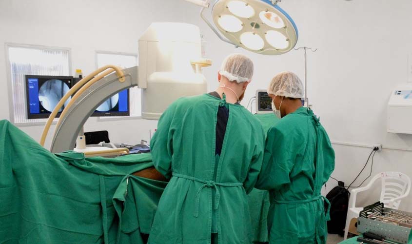 Secretaria Estadual de Saúde inicia mutirão de cirurgias ortopédicas no Hospital de Base Ary Pinheiro em Porto Velho