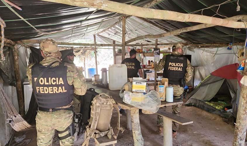 PF deflagra a operação ‘Intruso’ para combater extração ilegal de minérios em Terra Indígena, em RO