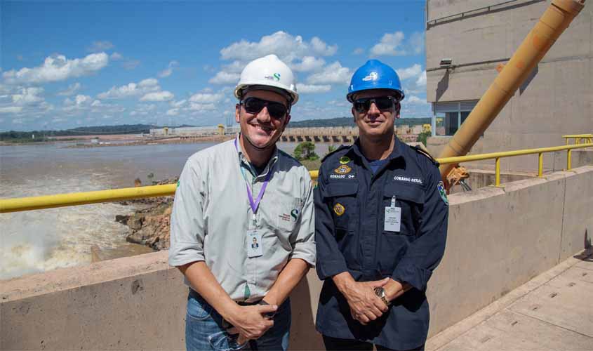 Uhe Jirau recebe comando geral da polícia militar de Rondônia