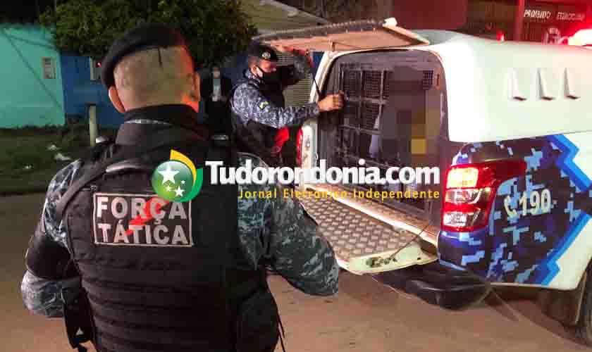 Homem é preso acusado de ameaçar a mãe, ferir e tentar matar irmão 