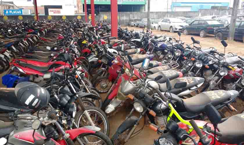 Detran promove leilão virtual com 465 lotes de veículos apreendidos na regional