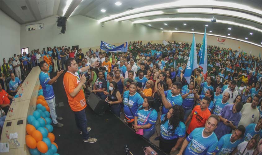 Avante e Patriota  fazem história com a maior convenção de RO e oficializam apoio a reeleição de Marcos Rocha ao governo