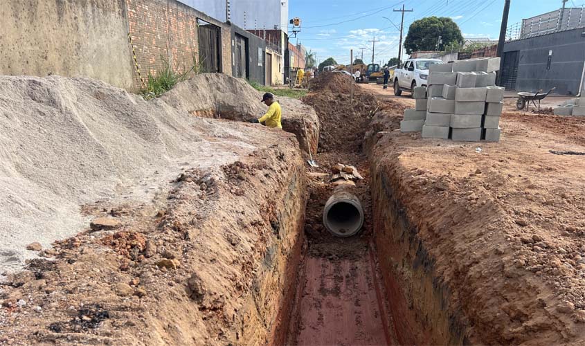 Prefeitura conclui drenagem na Rua Bandeirantes