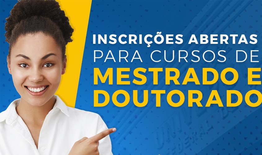 UNIR tem inscrições abertas para Mestrados e Doutorados
