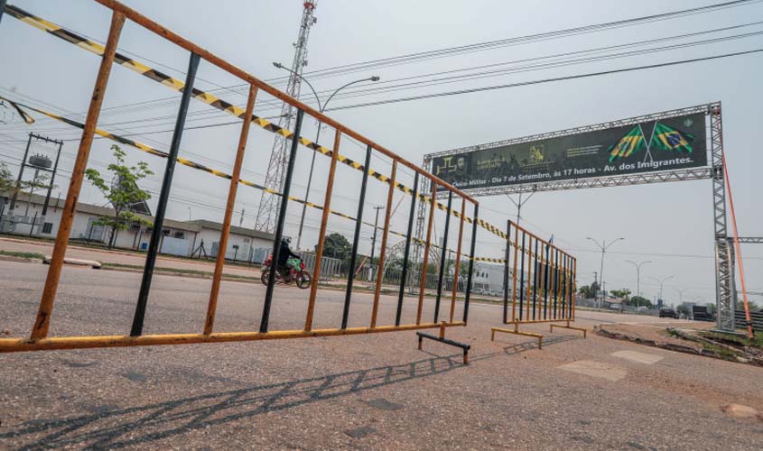 Confira as mudanças no tráfego em Porto Velho para o desfile de 7 de Setembro