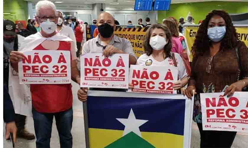 Sintero soma-se à luta em Brasília contra a Reforma Administrativa e o desmonte do serviço público