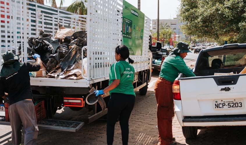 Município retoma coleta seletiva porta a porta