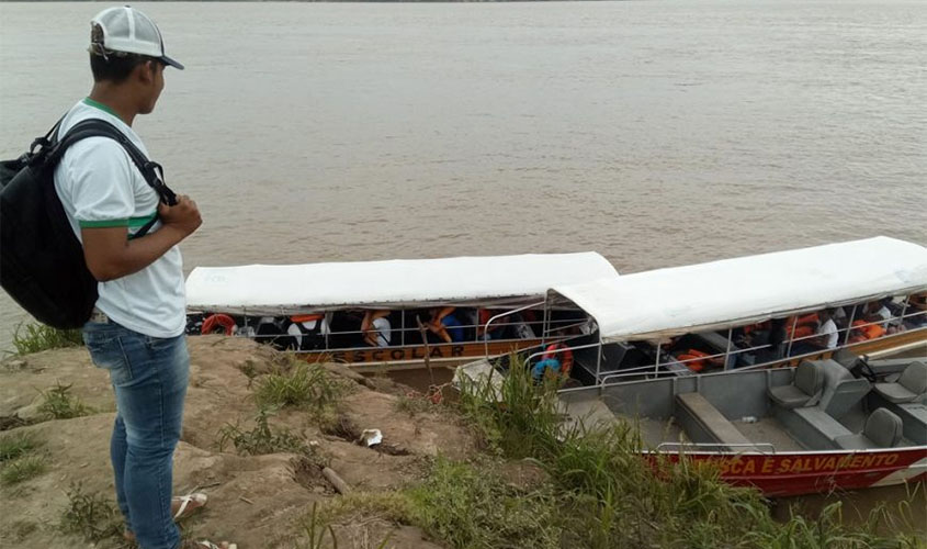 Alunos de Nazaré agradecem a retomada do transporte escolar aquaviário 