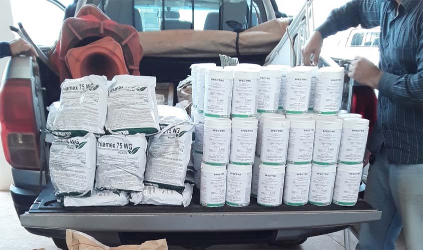 Idaron desarticula comércio clandestino de agrotóxicos na região de Novo Horizonte