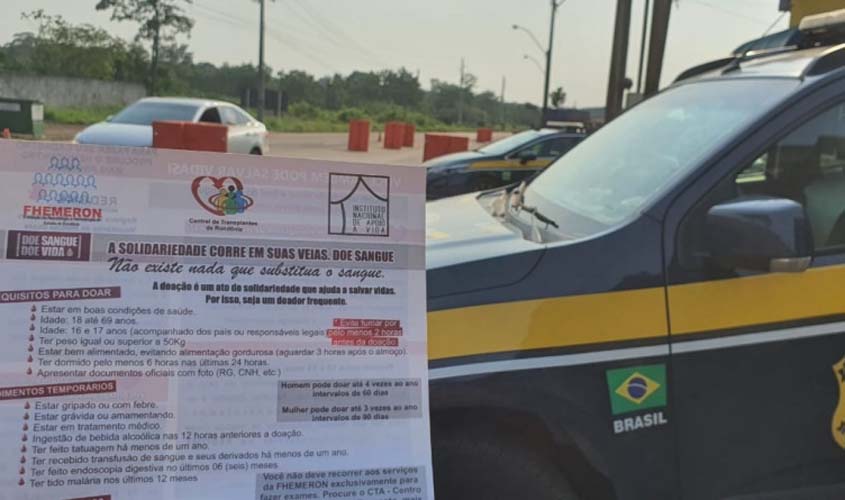 PRF e Fhemeron realizam ação de conscientização para doação de sangue