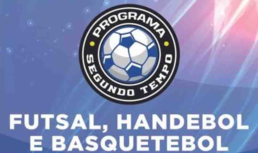 Inscrições abertas: programa Segundo Tempo atenderá até 300 crianças de baixa renda de forma gratuita