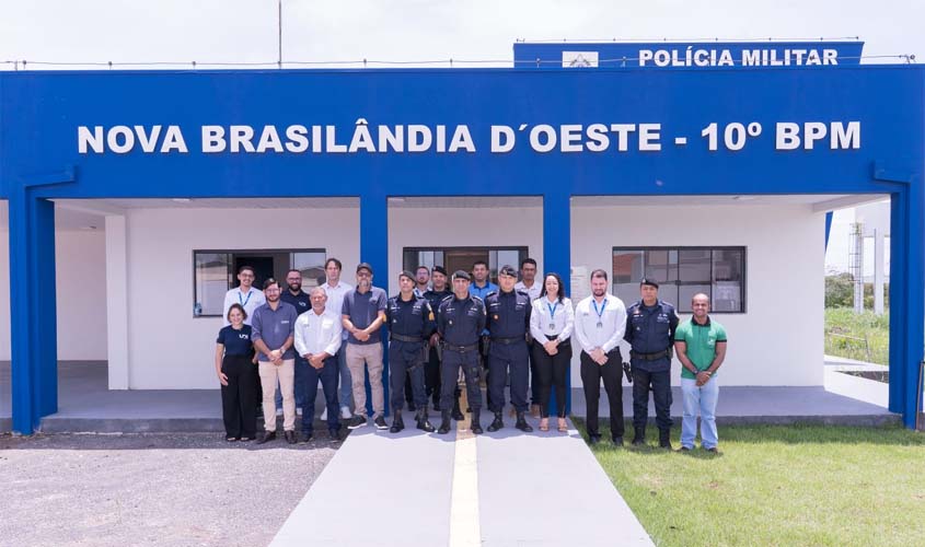 10º BPM inaugura videomonitoramento em Nova Brasilândia D’Oeste