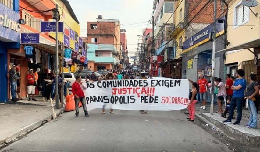 Ativistas fazem movimento por vítimas de ação da PM em Paraisópolis