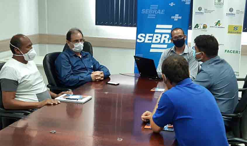 Prefeito eleito de Corumbiara visita o Sebrae em Porto Velho