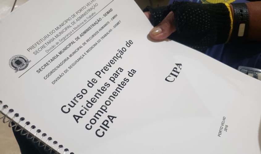 Servidores municipais da Saúde participam do curso de prevenção a acidentes no trabalho