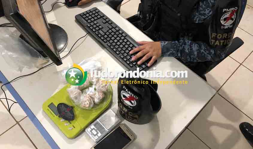 Traficante foragido da Justiça é preso na zona Sul com crack