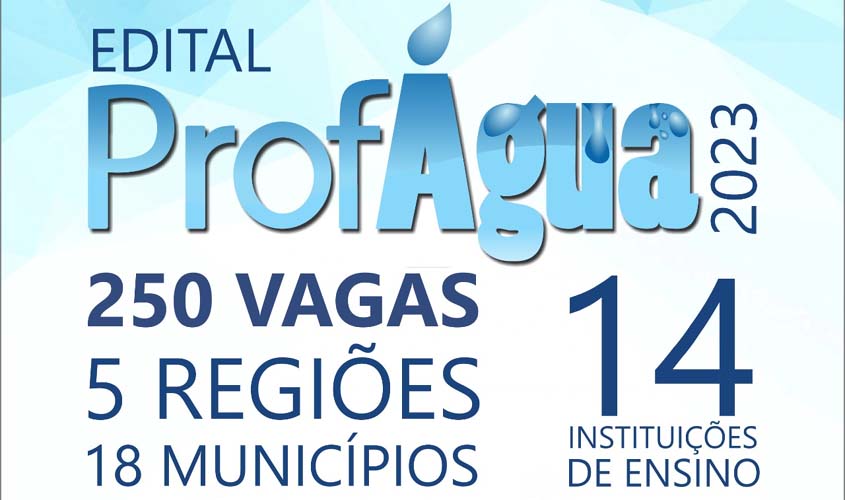 Mestrado em Gestão e Regulação de Recursos Hídricos abre inscrições