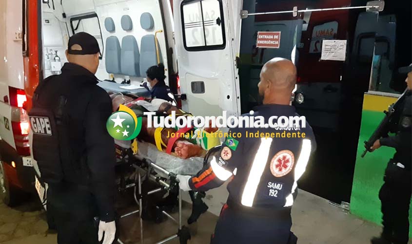 Preso leva tiro de bala de borracha em presídio durante tentativa de fuga